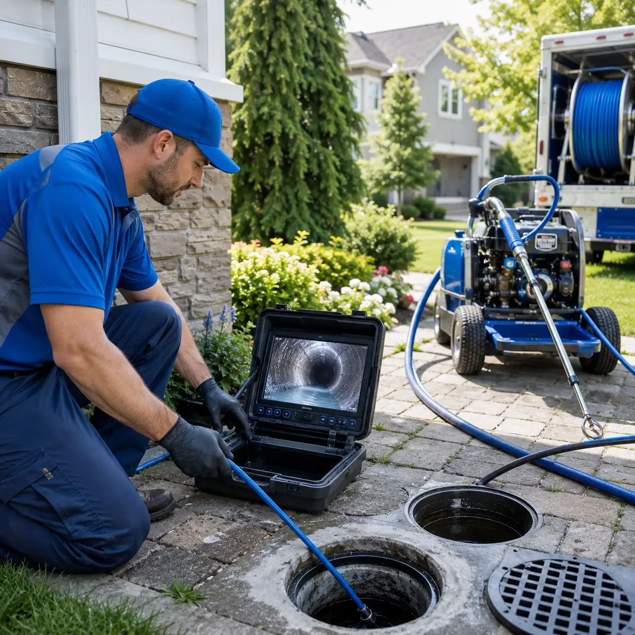 Outdoor drain cleaning professionals serving Shawnee On Delaware, PA